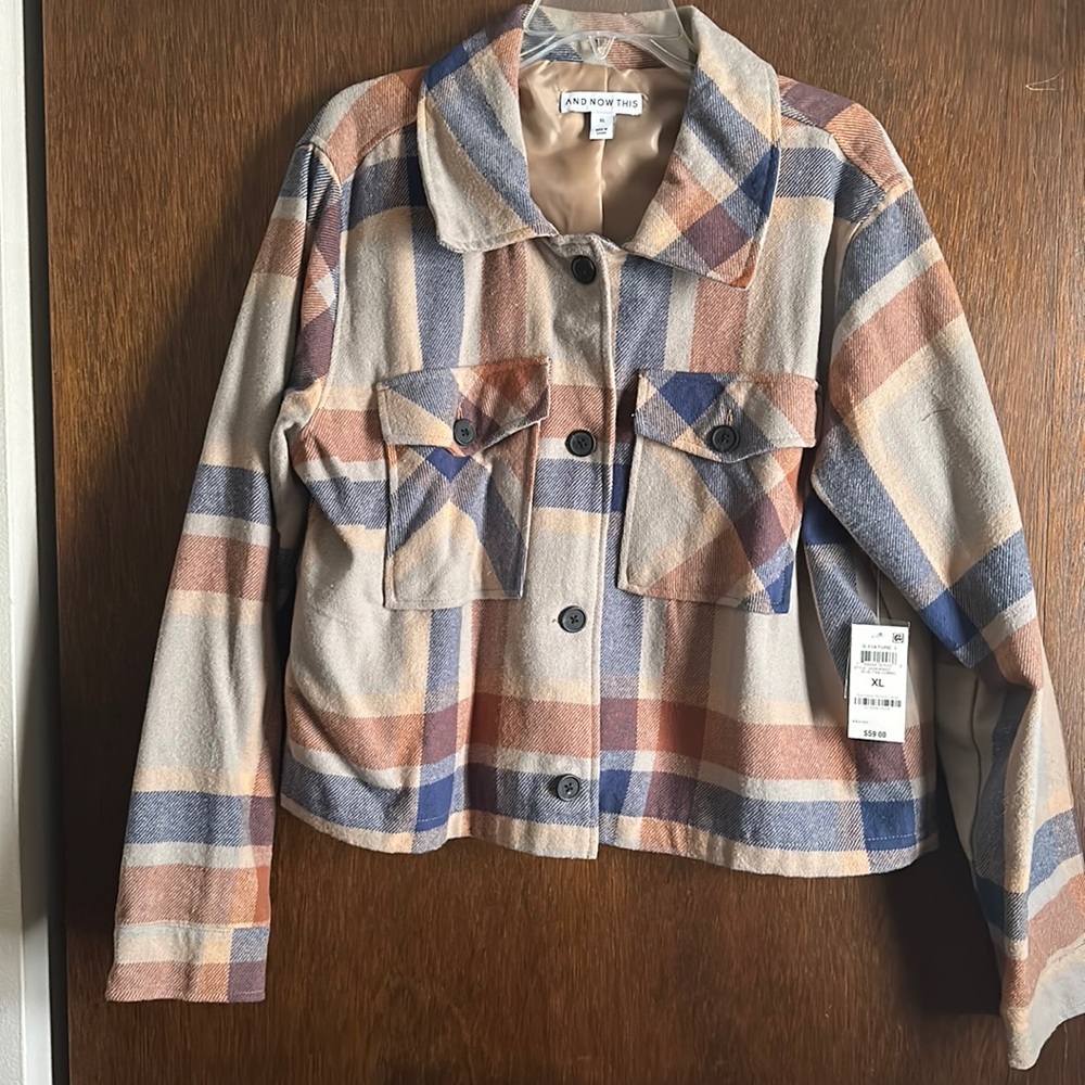 Women’s flannel jacket size XL
